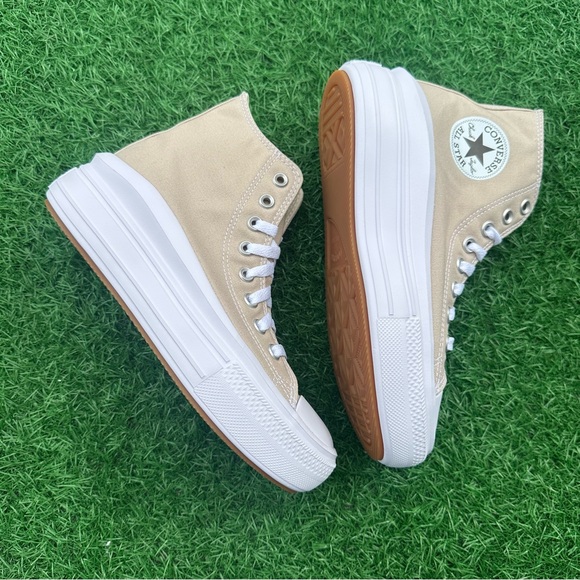 Converse Chuck Taylor All Star Move Hi Beach Stone - Picture 7 of 14